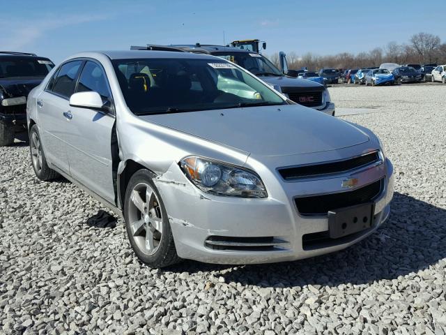 1G1ZC5E04CF211846 - 2012 CHEVROLET MALIBU 1LT SILVER photo 1