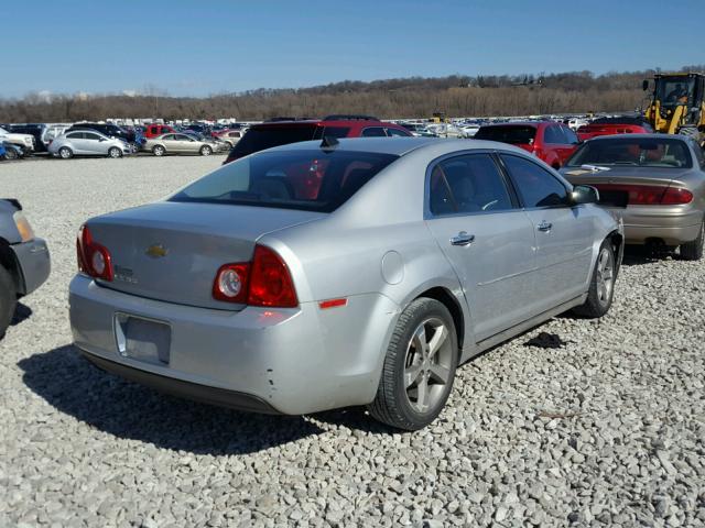 1G1ZC5E04CF211846 - 2012 CHEVROLET MALIBU 1LT SILVER photo 4