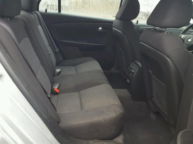 1G1ZC5E04CF211846 - 2012 CHEVROLET MALIBU 1LT SILVER photo 6