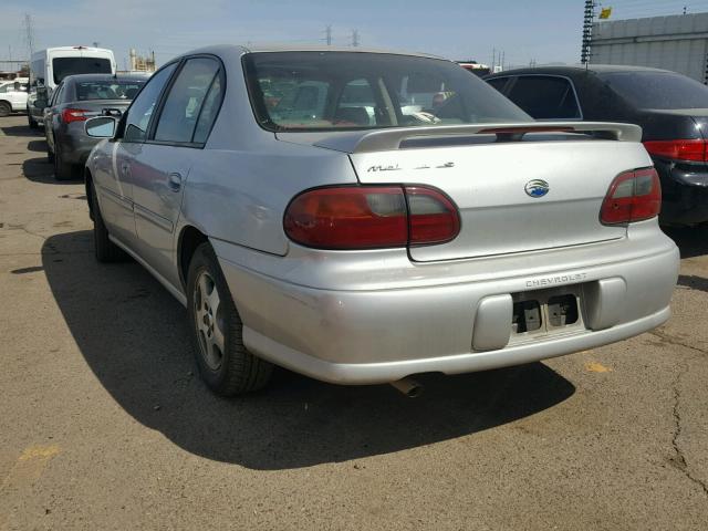 1G1NE52J93M633841 - 2003 CHEVROLET MALIBU LS ვერცხლისფერი ფოტო 3