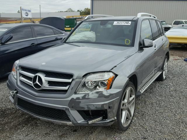 WDCGG5GB1CF844736 - 2012 MERCEDES-BENZ GLK 350 GRAY photo 2