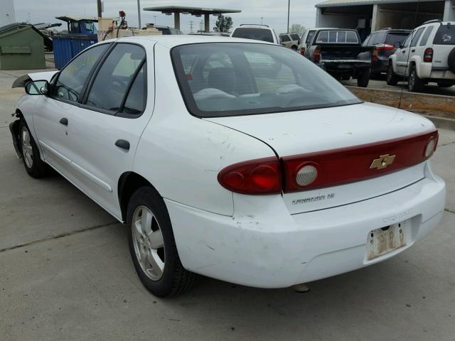 1G1JF52F947171367 - 2004 CHEVROLET CAVALIER L WHITE photo 3