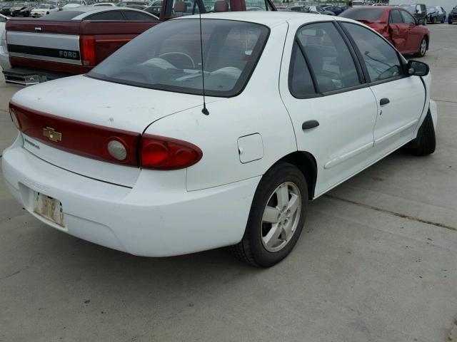 1G1JF52F947171367 - 2004 CHEVROLET CAVALIER L WHITE photo 4