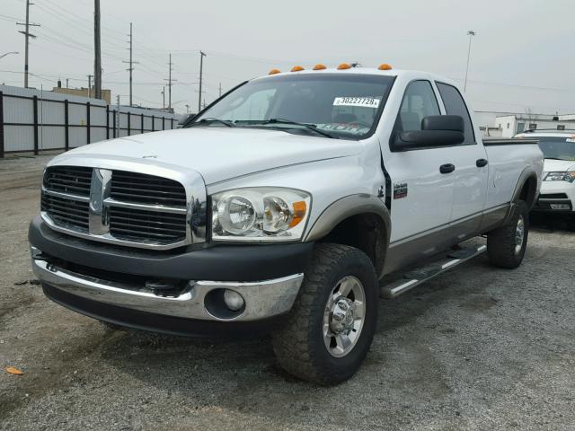 3D7MX38A38G155036 - 2008 DODGE RAM 3500 S WHITE photo 2