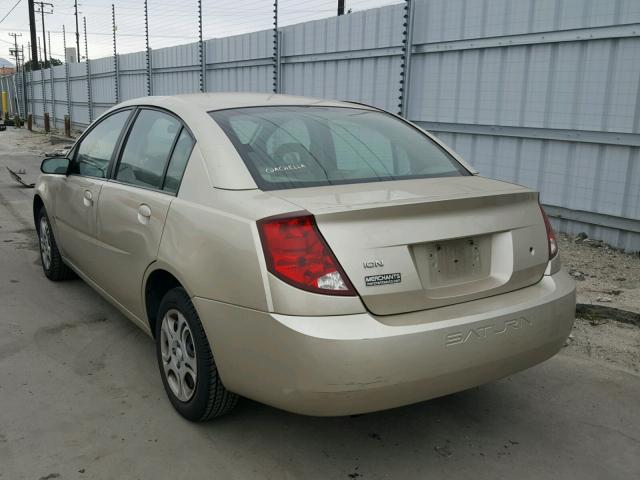 1G8AJ52F64Z167250 - 2004 SATURN ION LEVEL BROWN photo 3