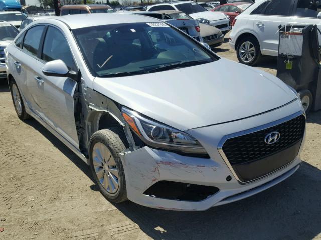 KMHE24L36HA063540 - 2017 HYUNDAI SONATA HYB SILVER photo 1