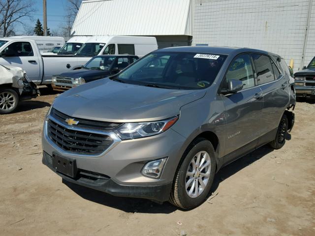 3GNAXSEV3JS502180 - 2018 CHEVROLET EQUINOX LT GRAY photo 2