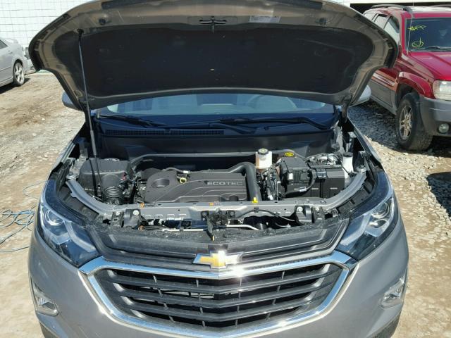 3GNAXSEV3JS502180 - 2018 CHEVROLET EQUINOX LT GRAY photo 7