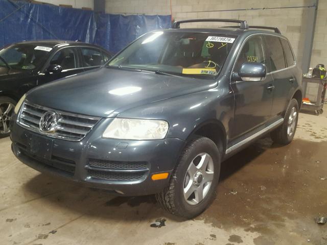 WVGZG77L45D029525 - 2005 VOLKSWAGEN TOUAREG 3. TEAL photo 2