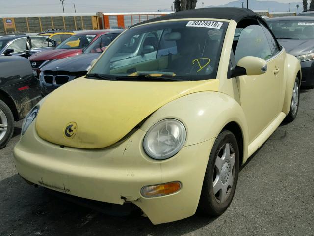 3VWCK21Y43M311839 - 2003 VOLKSWAGEN NEW BEETLE 黄色 照片 2