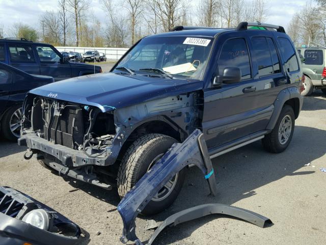 1J4GK38K66W218766 - 2006 JEEP LIBERTY RE BLUE photo 2