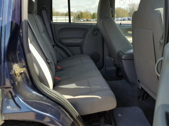 1J4GK38K66W218766 - 2006 JEEP LIBERTY RE BLUE photo 6