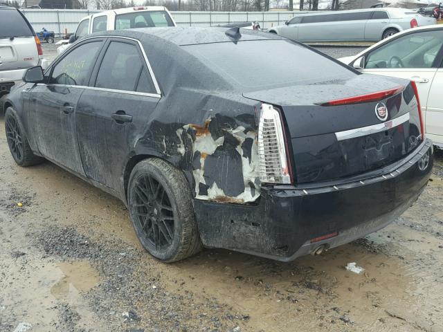 1G6DF577290113464 - 2009 CADILLAC CTS BLACK photo 3