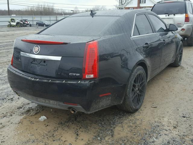 1G6DF577290113464 - 2009 CADILLAC CTS BLACK photo 4