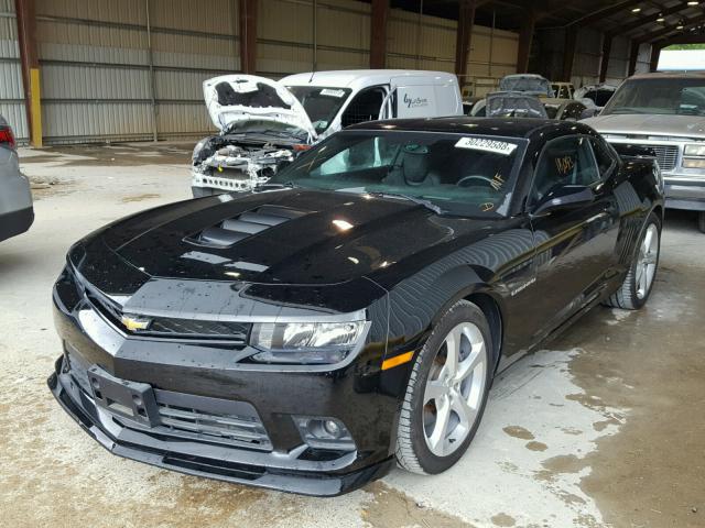 2G1FK1EJ6F9166459 - 2015 CHEVROLET CAMARO 2SS BLACK photo 2