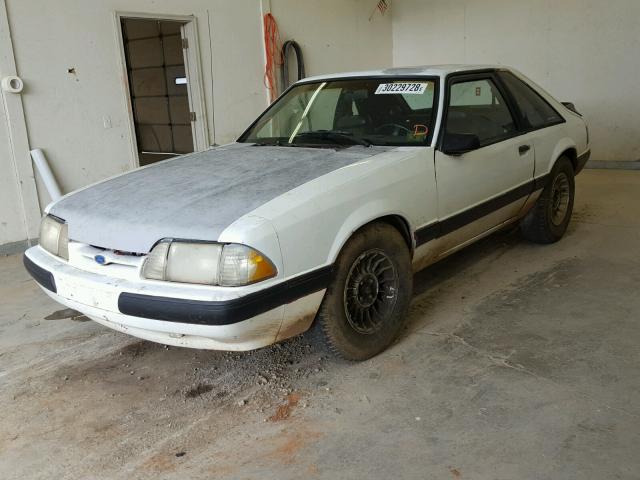 1FACP41A9LF126937 - 1990 FORD MUSTANG LX WHITE photo 2