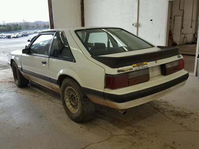 1FACP41A9LF126937 - 1990 FORD MUSTANG LX WHITE photo 3