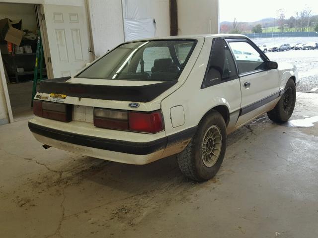 1FACP41A9LF126937 - 1990 FORD MUSTANG LX WHITE photo 4