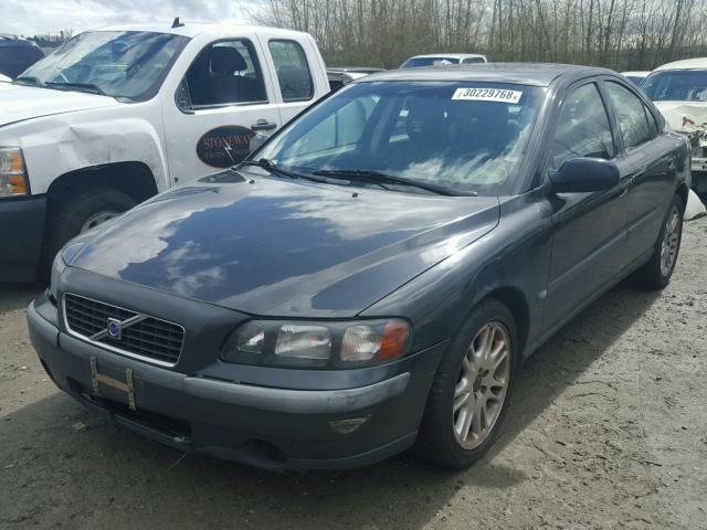 YV1RS58D122195954 - 2002 VOLVO S60 2.4T GRAY photo 2