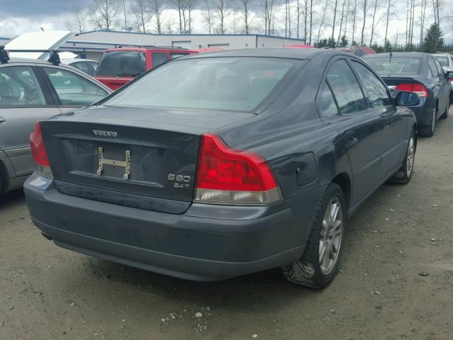 YV1RS58D122195954 - 2002 VOLVO S60 2.4T GRAY photo 4