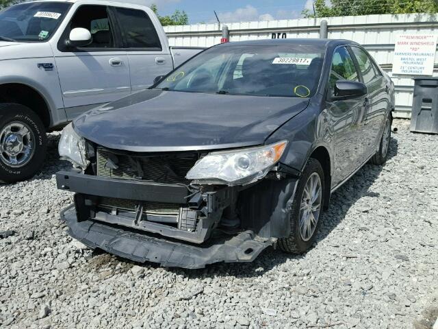 4T1BF1FK9CU034730 - 2012 TOYOTA CAMRY BASE GRAY photo 2