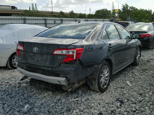 4T1BF1FK9CU034730 - 2012 TOYOTA CAMRY BASE GRAY photo 4