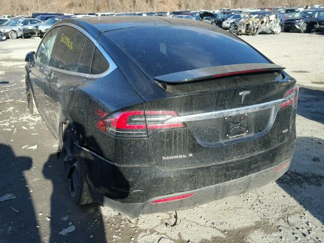 5YJXCDE27HF050561 - 2017 TESLA MODEL X BLACK photo 3