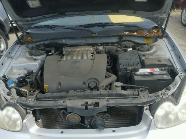 KMHWF35H34A000711 - 2004 HYUNDAI SONATA GLS SILVER photo 7