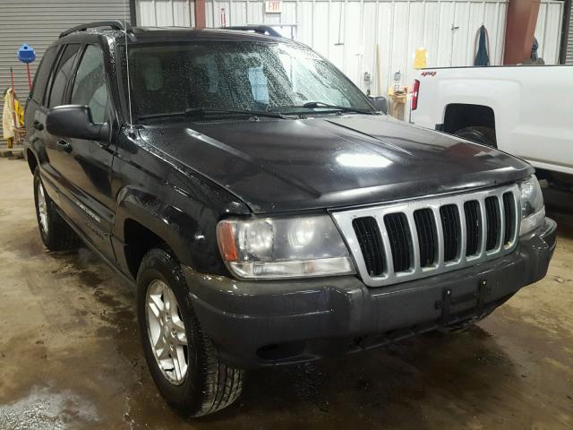 1J4GW48S34C223769 - 2004 JEEP GRAND CHER BLACK photo 1