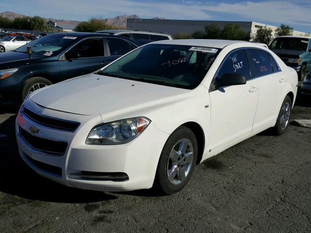 1G1ZG57B38F243908 - 2008 CHEVROLET MALIBU LS თეთრი ფოტო 2