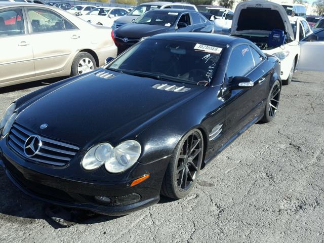 WDBSK75F13F017043 - 2003 MERCEDES-BENZ SL 500R BLACK photo 2