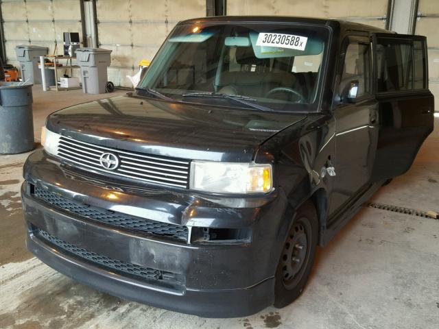 JTLKT324454000332 - 2005 TOYOTA SCION XB შავი ფოტო 2
