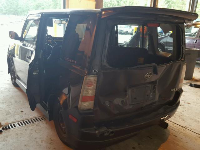 JTLKT324454000332 - 2005 TOYOTA SCION XB შავი ფოტო 3