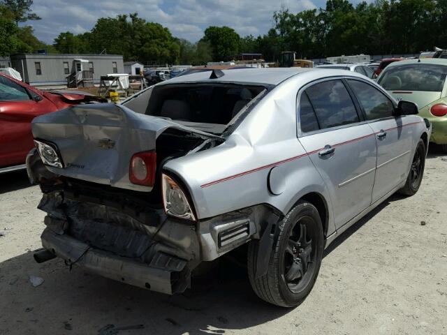 1G1ZC5E01CF213196 - 2012 CHEVROLET MALIBU 1LT ნაცრისფერი ფოტო 4