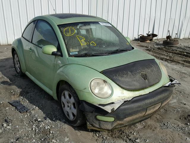 3VWCB21C62M437610 - 2002 VOLKSWAGEN NEW BEETLE 绿色 照片 1