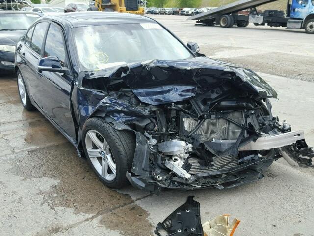 WBA3C3G53ENS67258 - 2014 BMW 320 I BLUE photo 1