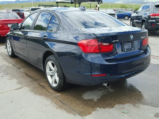 WBA3C3G53ENS67258 - 2014 BMW 320 I BLUE photo 3
