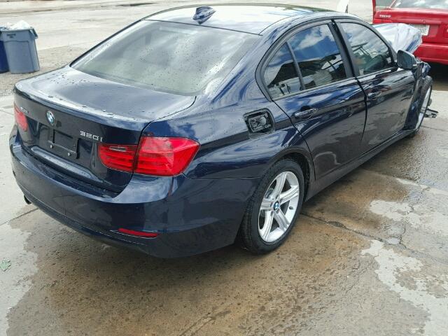 WBA3C3G53ENS67258 - 2014 BMW 320 I BLUE photo 4