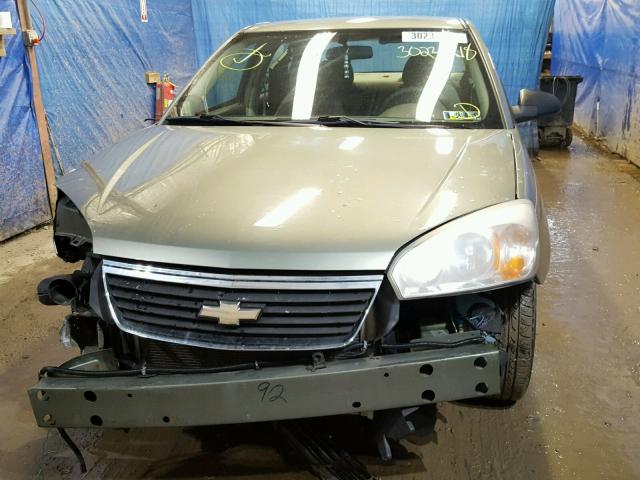 1G1ZS51F06F149329 - 2006 CHEVROLET MALIBU LS მწვანე ფოტო 9