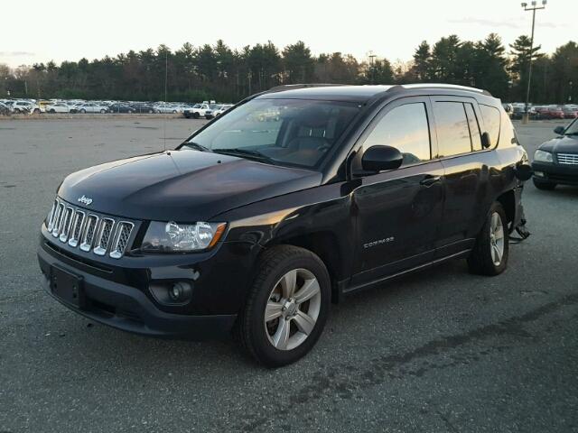 1C4NJDEB0ED730995 - 2014 JEEP COMPASS LA BLACK photo 2