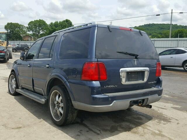 5LMFU28R93LJ39469 - 2003 LINCOLN NAVIGATOR BLUE photo 3