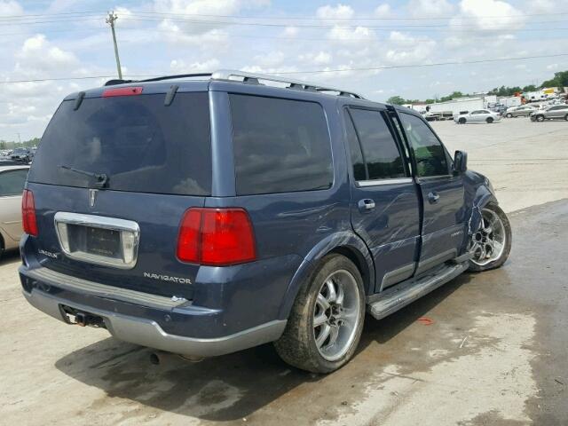 5LMFU28R93LJ39469 - 2003 LINCOLN NAVIGATOR BLUE photo 4