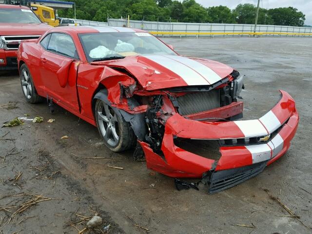 2G1FB1E30E9250972 - 2014 CHEVROLET CAMARO LT RED photo 1