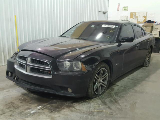 2C3CDXCT3DH664119 - 2013 DODGE CHARGER R/ BLACK photo 2