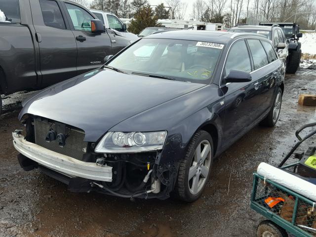 WAUKH74FX8N121736 - 2008 AUDI A6 AVANT Q BLUE photo 2