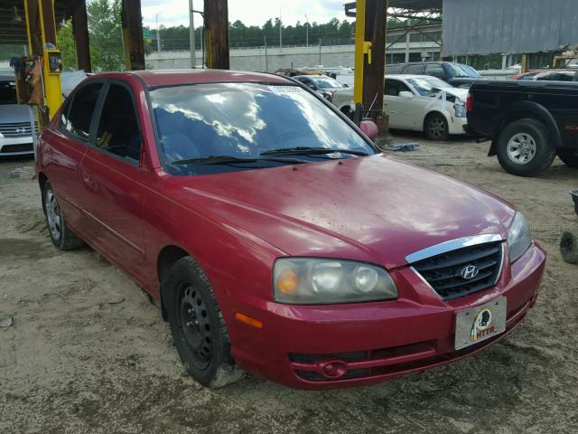 KMHDN46DX6U310285 - 2006 HYUNDAI ELANTRA GL BURGUNDY photo 1