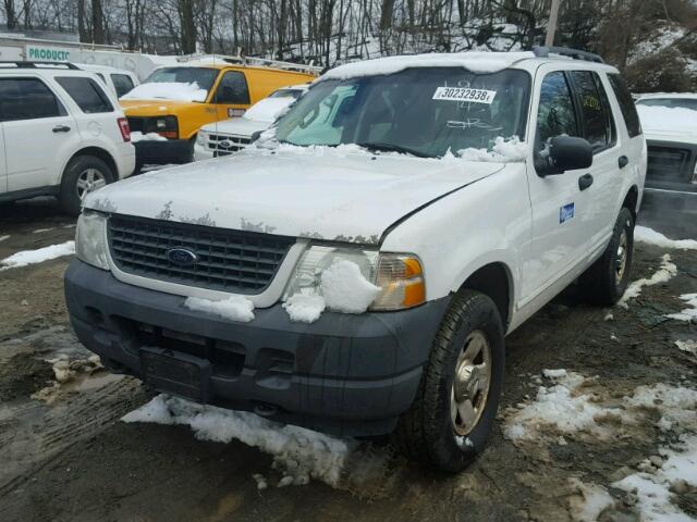 1FMZU72K73ZB13913 - 2003 FORD EXPLORER X WHITE photo 2