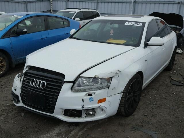 WAUBGCFB4BN016056 - 2011 AUDI A6 PREMIUM WHITE photo 2