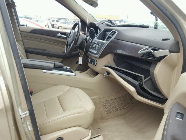 4JGDA5HB0CA017800 - 2012 MERCEDES-BENZ ML 350 4MA GOLD photo 5