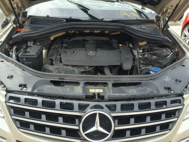 4JGDA5HB0CA017800 - 2012 MERCEDES-BENZ ML 350 4MA GOLD photo 7